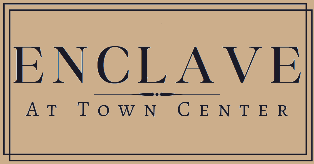 Enclave at Town Center logo displayed in branded typography.